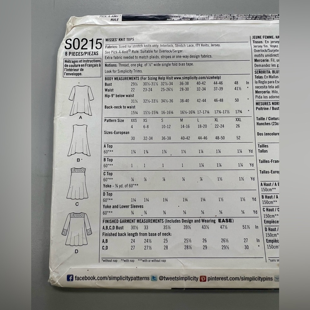 Simplicity Sewing Pattern - Picture 2 of 3